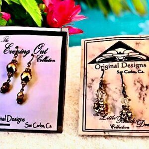 Original Designs Earrings Evening Out + Little Black Dress Collection 2 pair